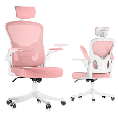 Onemill Office Desk Chair With Adjustable Headrest And Lumbar Support from B&Q