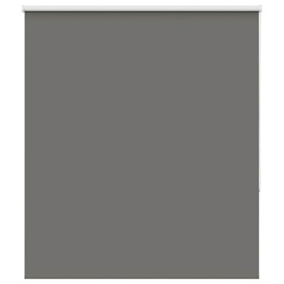 Berkfield Roller Blind Blackout Grey 125X175 Cm Fabric Width 121.6 Cm Polyester