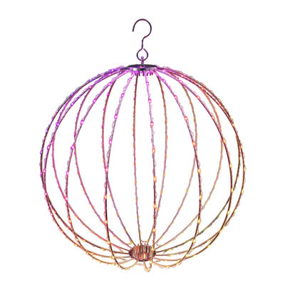 Twinkly 3D Sphere43Cm200 LedsRgbwIp44,grayPlug Type G from B&Q