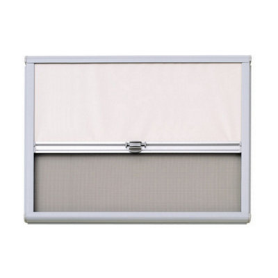 B&Q -  Nrf Combination Blind & Flyscreen Motorhomes Caravans (Grey Frame 1250 X 650 mm)