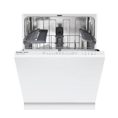 B&Q -  Rapidò Ci 3E53E0W-80 Integrated Full Size DishwasherWhite
