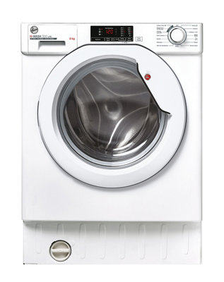 Hoover Hbws 48D1W4-80 8Kg Built-In 1400Rpm Washing MachineWhite from B&Q