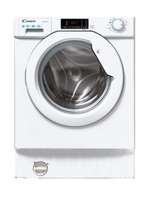 Candy Cbw 48D1W4-80 8Kg Built-In 1400Rpm Washing MachineWhite from B&Q