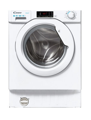 Candy Cbw 49D1W4-80 9Kg Built-In 1400Rpm Washing MachineWhite from B&Q