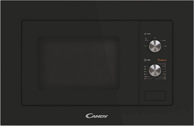 Candy Built-In Microwave 1000W Model Mis1730Buk Sleek Black Design
