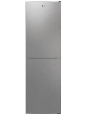 Hoover Hvt3CleckihsSilver Freestanding Low Frost Fridge FreezerE Energy from B&Q