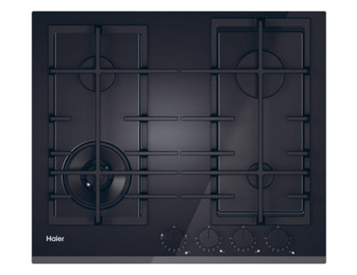 Haier Havg6Bf4Tbpb 65Cm Gas HobBlack from B&Q