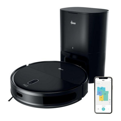 Hoover Hg2 Turbo Slim Hydro Pro Robot Vacuum Cleaner Black