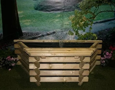 Norlog Flatback Pond 25 Gallon With PumpL63.5 X W122 X H41 Cm from B&Q