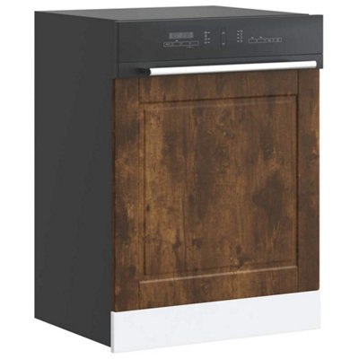 Berkfield Dishwasher Panel Porto Smoked Oak 60X1.5X67 Cm Engineered Wood from B&Q