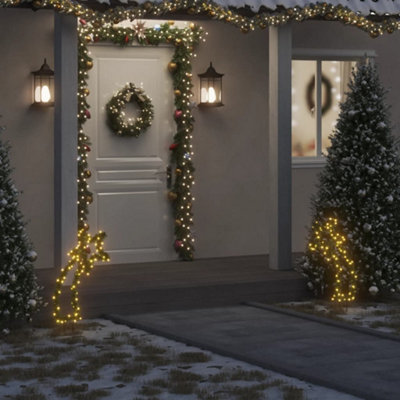 B&Q -  Christmas Light Decoration With Spikes Meteor 80 Leds 62 Cm