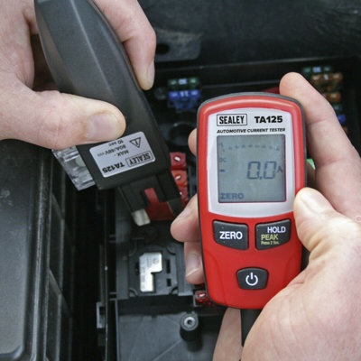 80A Automotive Current Tester - Mini Standard & Maxi Blade Fuses - LCD Display
