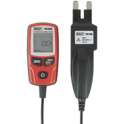 80A Automotive Current Tester - Mini Standard & Maxi Blade Fuses - LCD Display