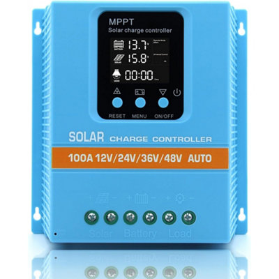 80A MPPT Solar Charge Controller 12V 24V 36V 48V LCD Display Regulator