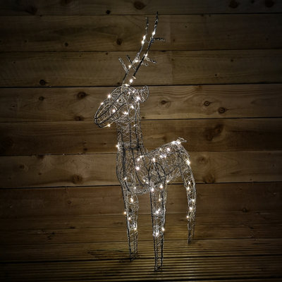 Wire reindeer clearance antlers