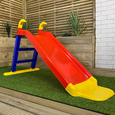 Outdoor plastic slide on sale