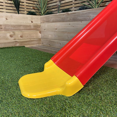 80cm Kids Indoor Outdoor Freestanding Plastic Slide with Ladder and Extension - 3
