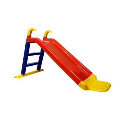 80cm Kids Indoor Outdoor Freestanding Plastic Slide with Ladder and Extension - 8