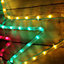 80cm Multicoloured LED Star Ropelight Christmas Decoration