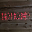 80cm Premier Indoor Outdoor Flashing LED Ho Ho Ho Christmas Sign Decoration
