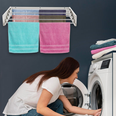 Towel Wall Mounted Extending Clothes Dryer Extending Clothes Dryer