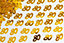 80th Birthday Confetti Gold 4 pack x 14 grams birthday decoration Foil Metallic 4 pack