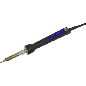 80W Electric Soldering Iron - 5 Way Adjustable Temperature Control & LED Display