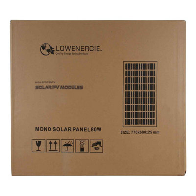 80w Monocrystalline Solar Panel Mono - 3