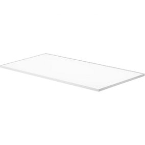 80x20x0.8cm   White Glass Shelf