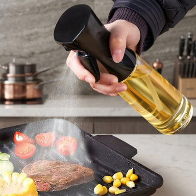 B&Q 300Ml Glass Oil Sprayer Bottle Mister For Cooking, Baking, Kitchen & Bbq