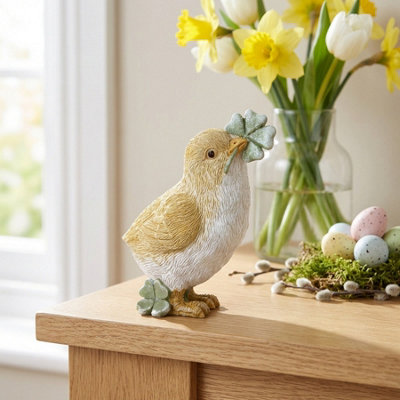 Garden Greatness Springtime Chick With 4-Leaf Clover Ornament from B&Q