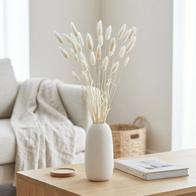 Garden Greatness Natural Dried Bunny Tails Stems Decoration from B&Q