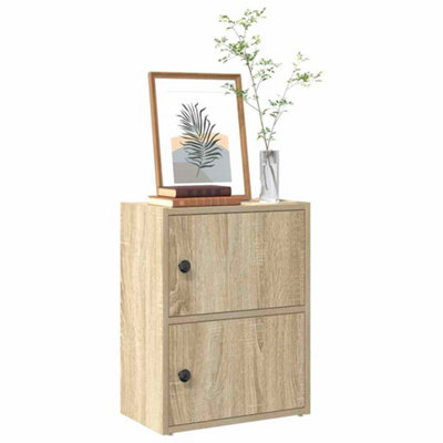 Berkfield Bookcase Sonoma Oak 40X24X52 Cm Engineered Wood from B&Q