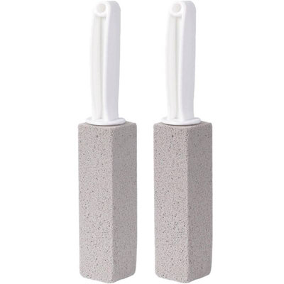 B&Q 2 Toilet Tank Cleaning Pumice Stones, Effective For Limescale, Stain Removal In Bathrooms