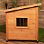 82cm x 1.16m Large Outdoor Garden Wooden Dog House Kennel with Window
