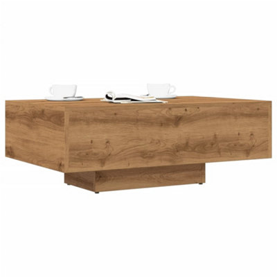 Berkfield Coffee Table Artisan Oak 85X55X31 Cm Engineered Wood from B&Q