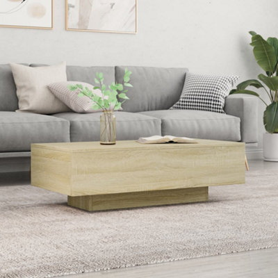 Berkfield Coffee Table Sonoma Oak 100X49.5X31 Cm Engineered Wood