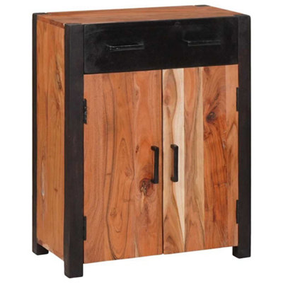 Berkfield Buffets & Sideboards With Drawer Brown Solid Acacia Wood