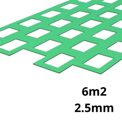 Corksystem Underlay Xps Thermo-Laminate Underfloor Heating (Wood/vinyl)6M2 (64.58 Sqft)Uk BrandHigh Performance from B&Q