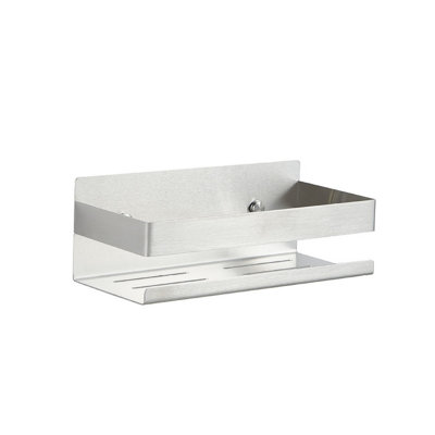 B&Q 1 Pack Shower Shelf, Bathroom Stainless Steel Basket Silver
