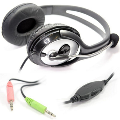 Kenable Dynamode Dh-660 Stereo Headset With Microphone Skype Zoom Gamers from B&Q