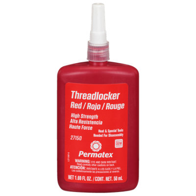 Permatex Threadlock High Strength Fast Acting Nut & Bolt Thread Lock Sealant50 Ml from B&Q