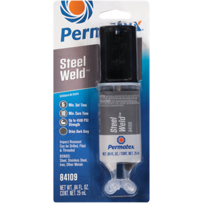 Permatex Multi Metal Epoxy Syringe Chemical Epoxy Metal Repair Dual Syringe 50Ml from B&Q