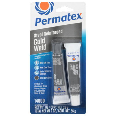Permatex Steel Reinforced Cold Weld Epoxy Resin Hardener Filler Adhesive Glue from B&Q