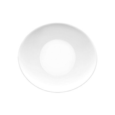 B&Q -  Prometeo Glass Dessert Plates24 X 19.5CmWhitePack Of 6