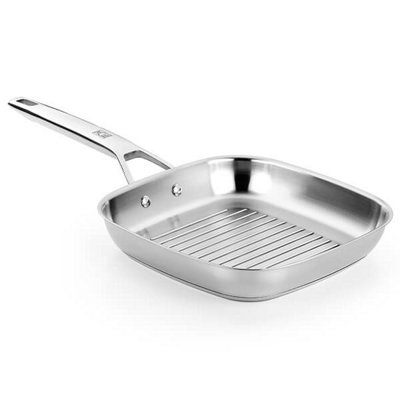 B&Q -  Signature 28Cm Ribbed Grill