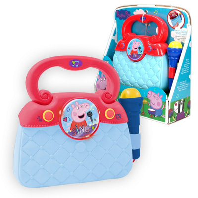 Peppa Pig Glamour Bag With Microphone from B&Q
