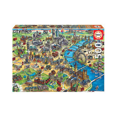 Paul Lamond Games London City Map 500Pc Jigsaw PuzzleBrand New And Sealed from B&Q