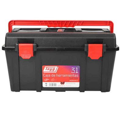 B&Q -  Plastic Tool Box With Internal Organiser & Tool Tray445 X 235 X 230mm