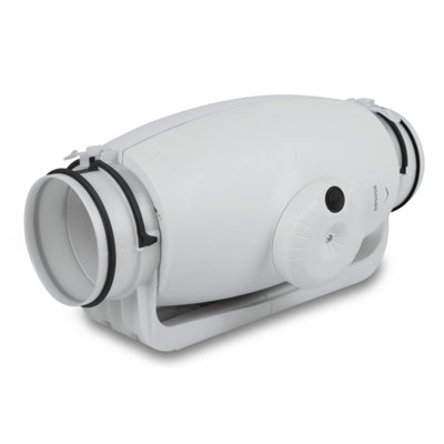 Envirovent Silent Mv350 125mm 5" In-Duct Extractor Fan With Timer- Silmv350/125T from B&Q